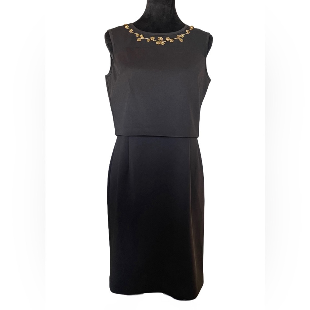 Ellen Tracy 2 Piece Black Dress - Size 8 - NWT